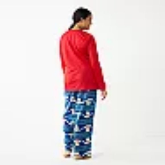 Pajamas XXL 2X Set Top Plush Star Wars Mandalorian Baby Yoda Holiday Christmas - Picture 2 of 2